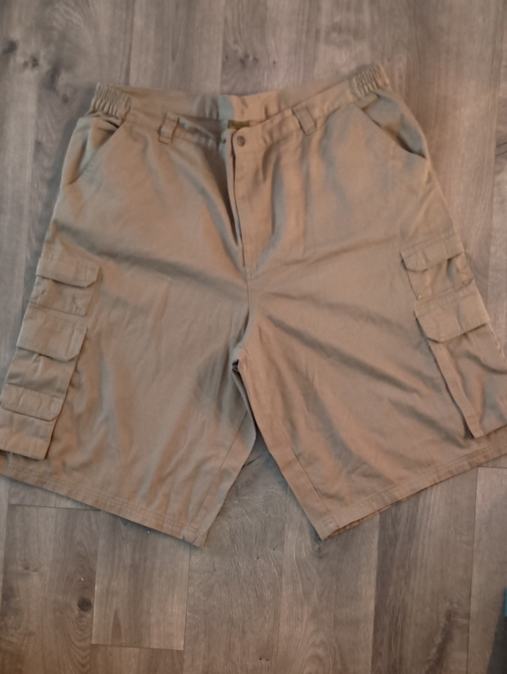 Boulder Creek Size 46 Tall Men's Khaki Cargo Shorts